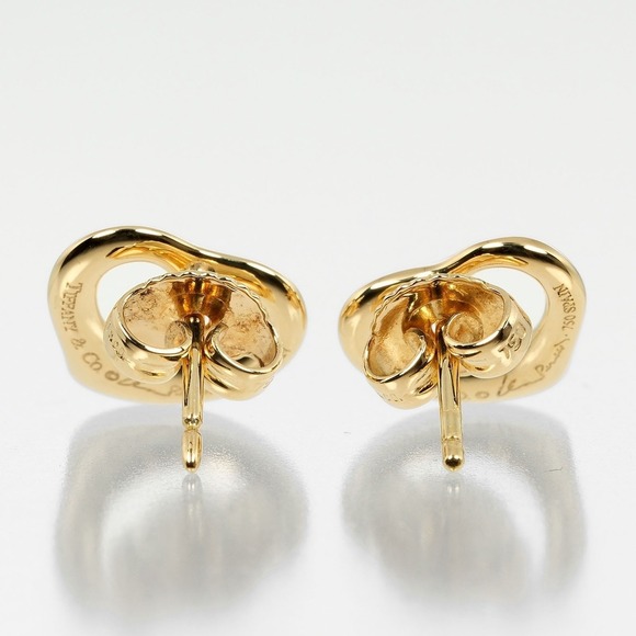 TIFFANY Gold Heart Earrings - Picture 3 of 8